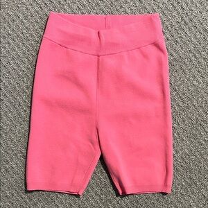 Women's Pink Shorts Wool Biker Shorts winter layering shorts 8 inch inseam short